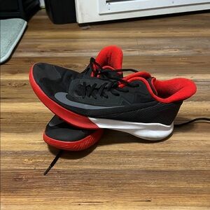 Nike Black and Red Men's Sneakers